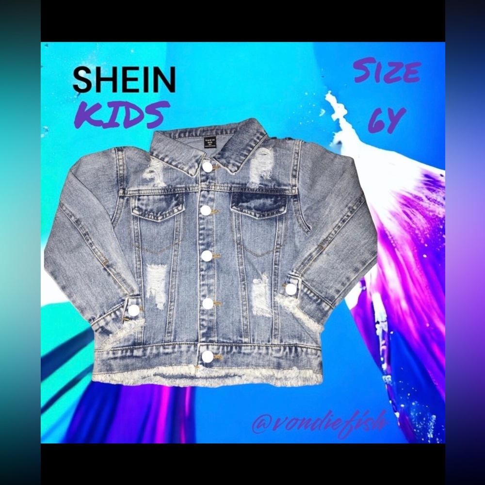 Shein Blue Jean Jacket